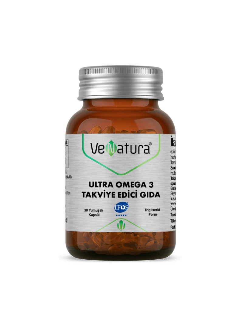 VeNatura Ultra Omega 3 Takviye Edici Gıda 30 Kapsül