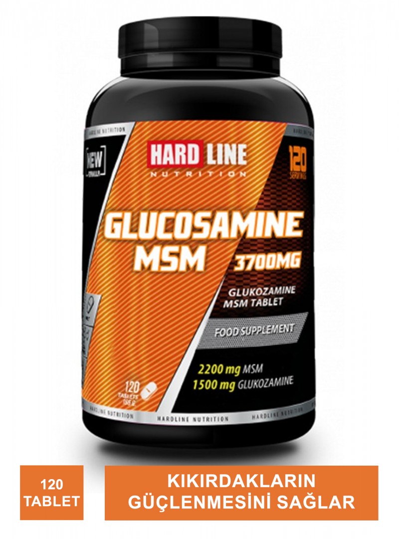 Hardline Glucosamine  Msm 120 Tablet