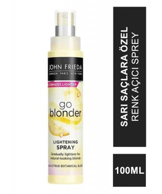 John Frieda Go Blonder Lightening Spray 100 ml Sarı Saçlara Özel Renk Açıcı Sprey