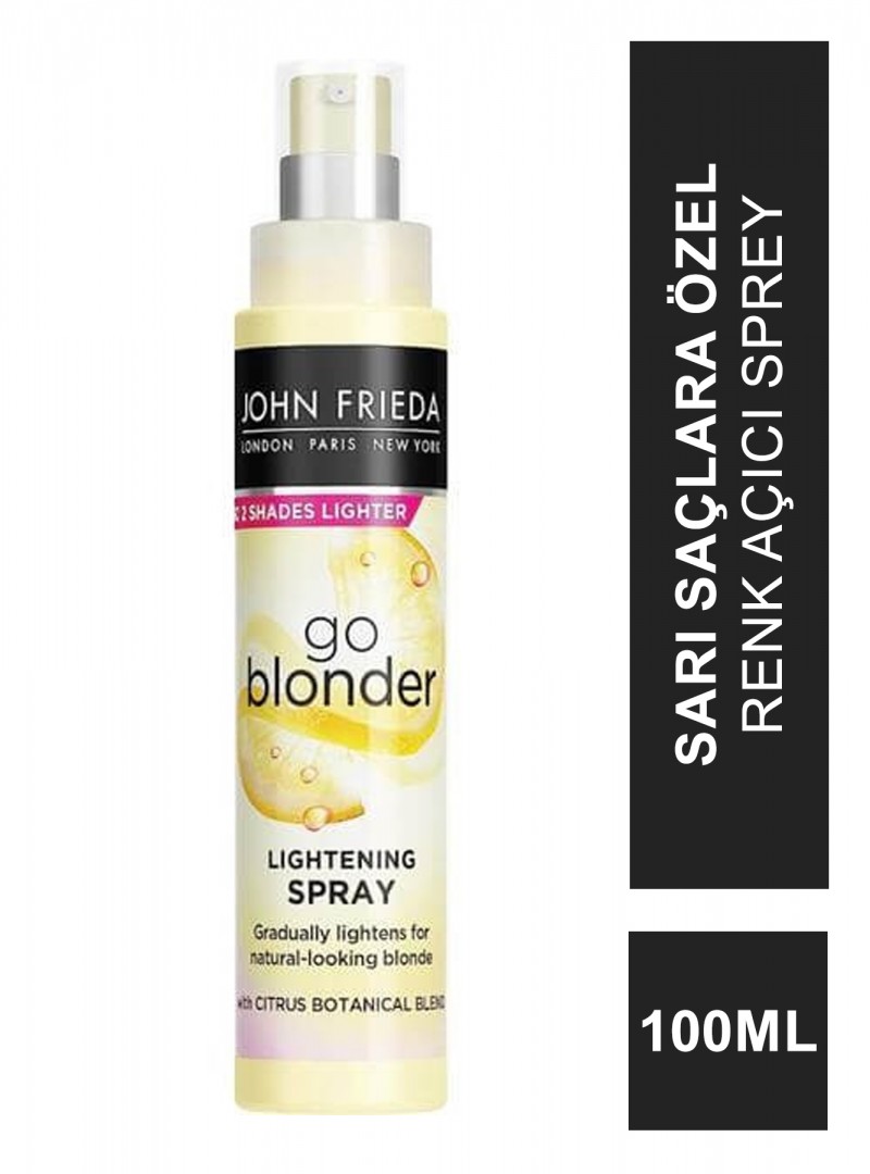 John Frieda Go Blonder Lightening Spray 100 ml Sarı Saçlara Özel Renk Açıcı Sprey