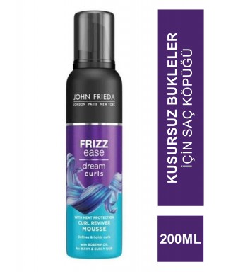John Frieda Frizz Ease Dream Curls ( Kusursuz Bukleler İçin Saç Köpüğü ) 200 ml