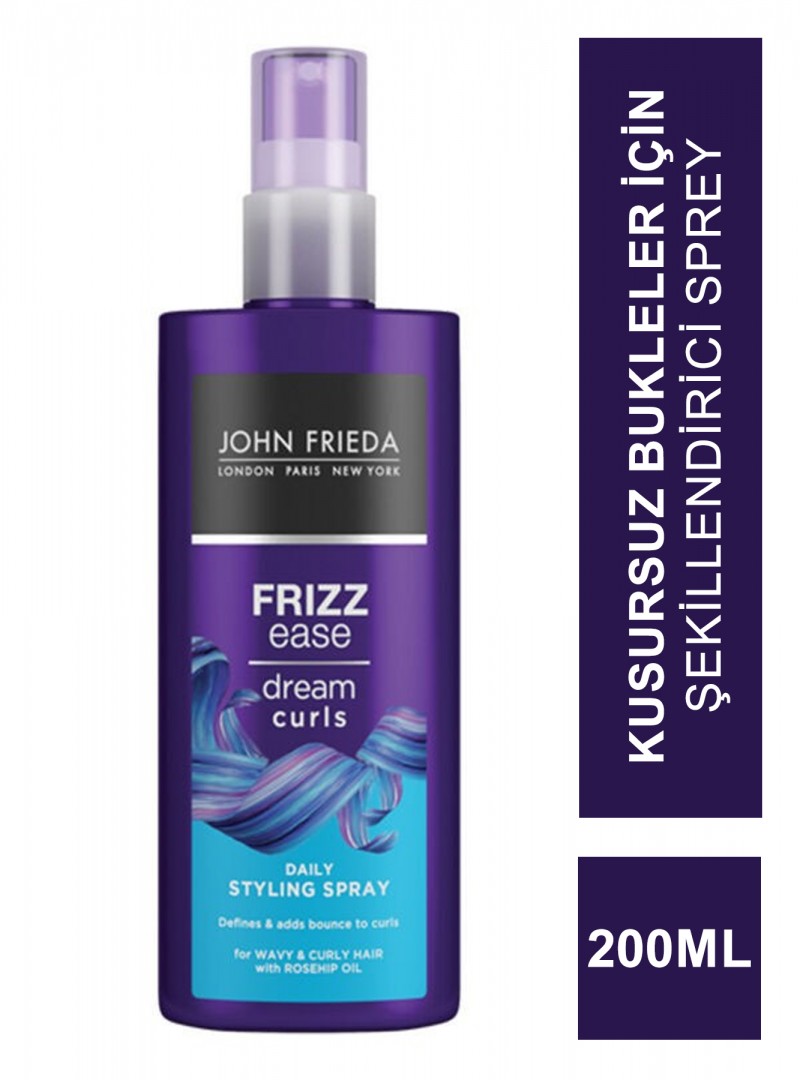 John Frieda Frizz Ease Dream Curls Styling Spray ( Kusursuz Bukleler İçin Şekillendirici Sprey ) 200 ml