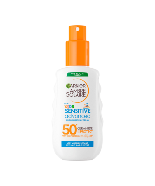 Garnier Ambre Solaire Kids Sensitive Advanced Sprey SPF 50+ ( Çocuklar İçin Hassas Cilt Güneş Koruyucu Sprey ) 150 ml