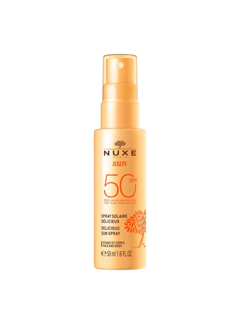 Nuxe Sun Spf50+ Delicious Sun Sprey ( Güneş Koruyucu Yüz ve Vücut Spreyi ) 50 ml