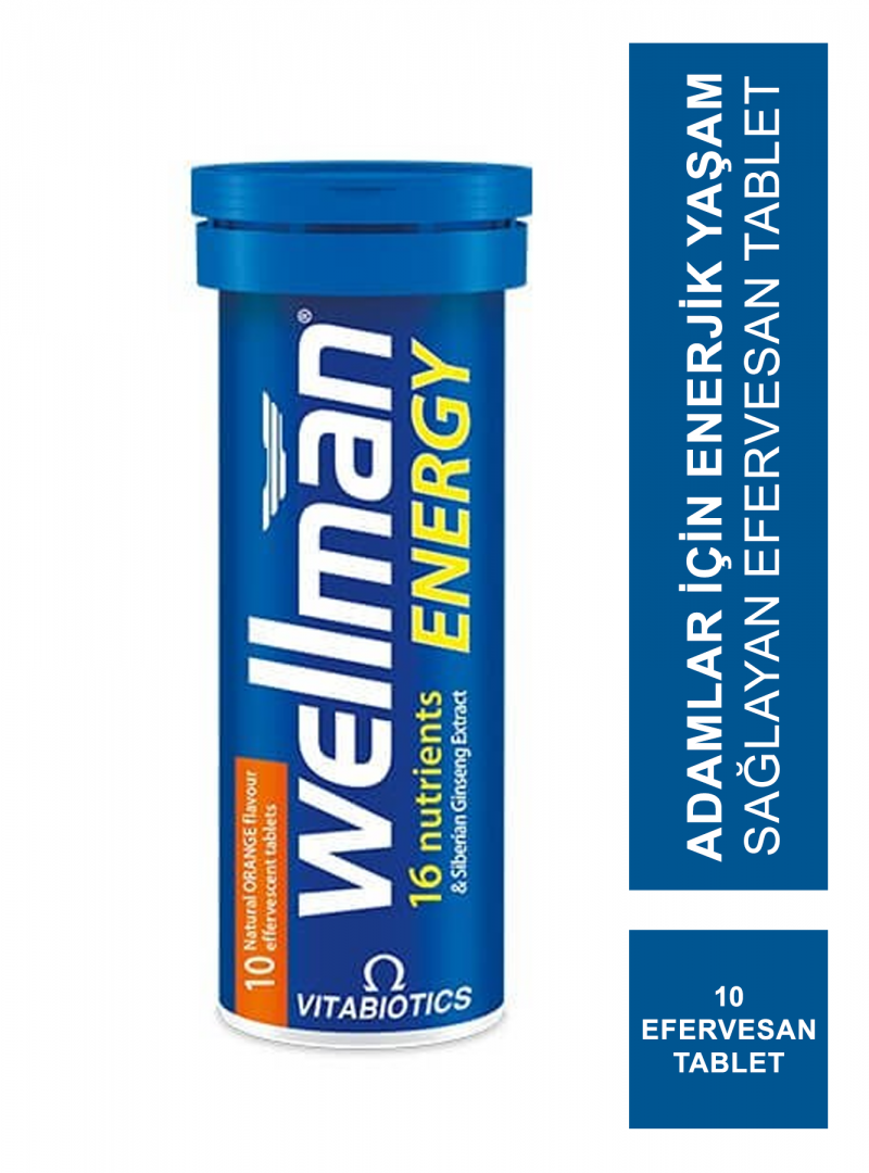 Vitabiotics Wellman Energy 10 Efervesan Tablet