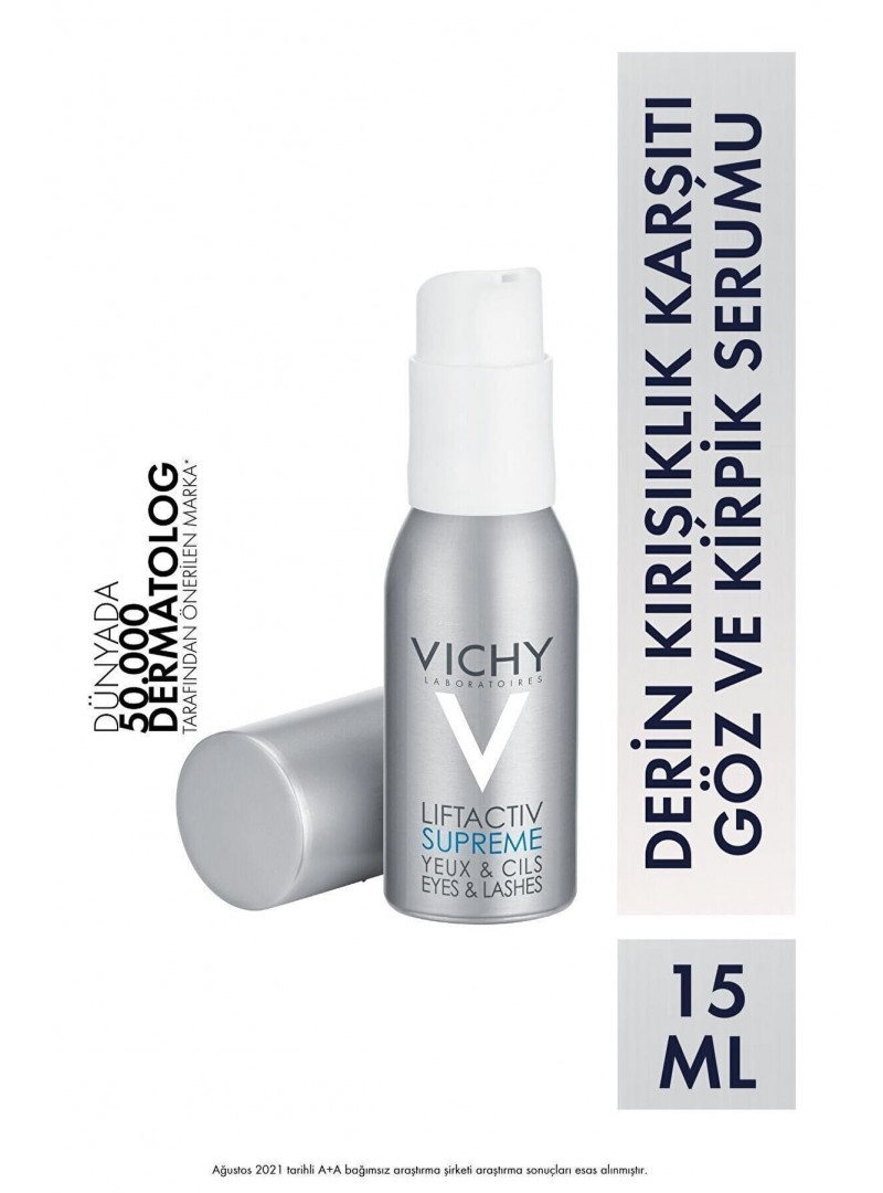 Vichy Liftactiv Supreme Eyes&Lashes Serum Göz ve Kirpik 15 ml (S.K.T 04-2026)