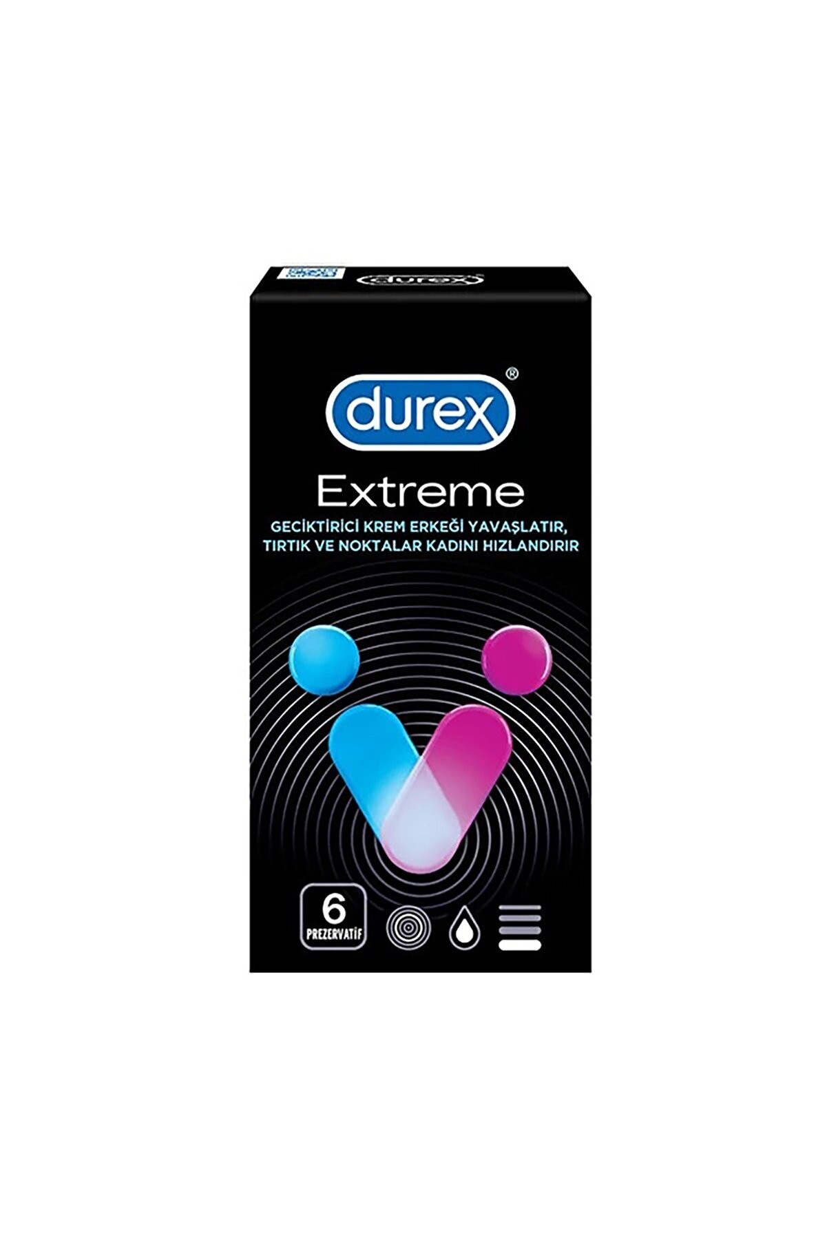 Outlet - Durex Extreme Prezervatif 6 Adet (S.K.T 11-2024)