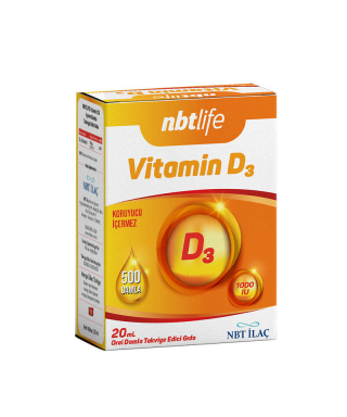 Nbt Life Vitamin D3 20 ml