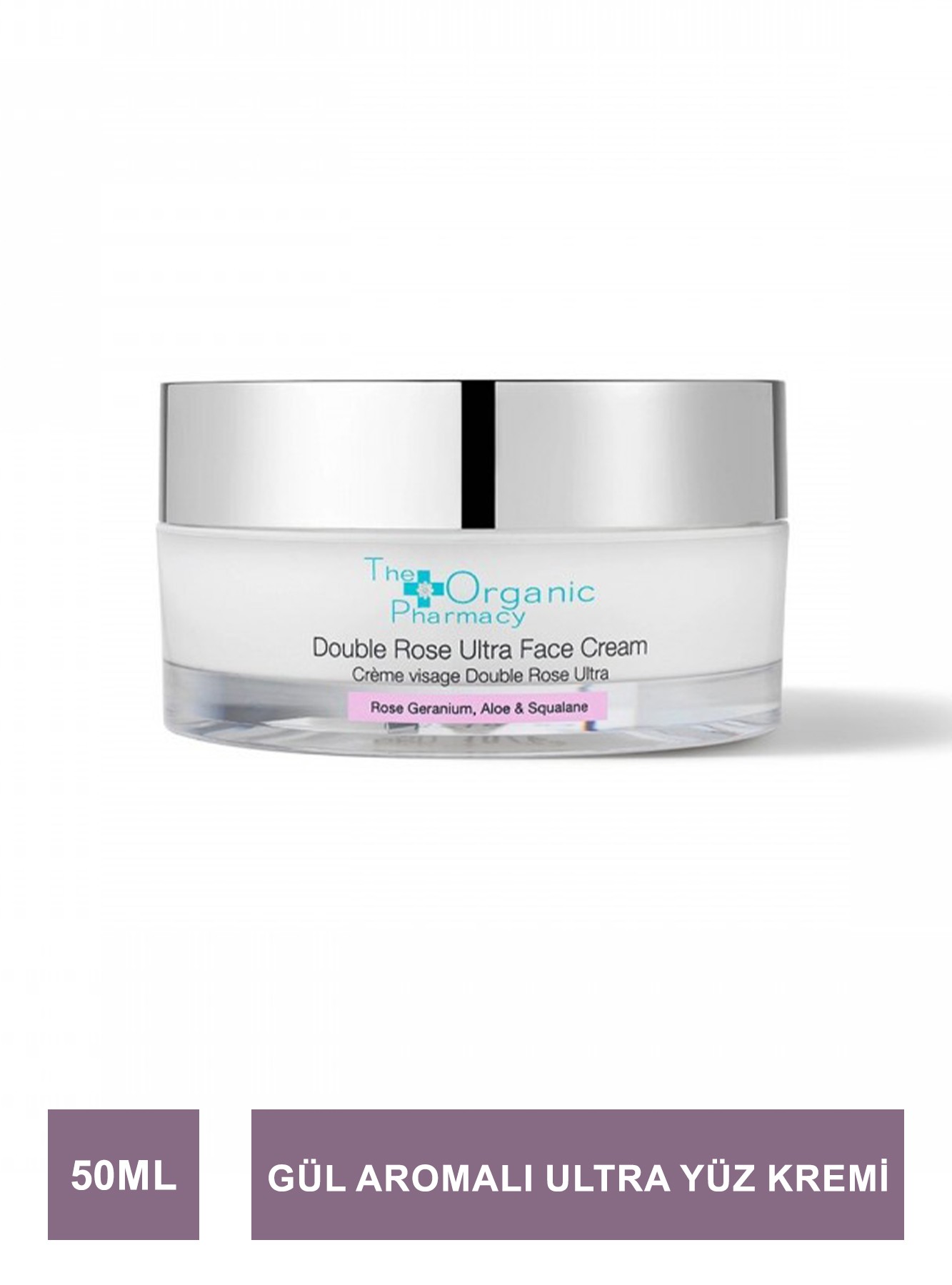 Outlet - The Organic Pharmacy Double Rose Ultra Face Cream 50 ml (S.K.T 10-2024)