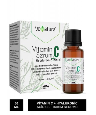 Outlet - Venatura Vitamin C + Hyaluronic Acid Cilt Bakım Serumu 30 ml