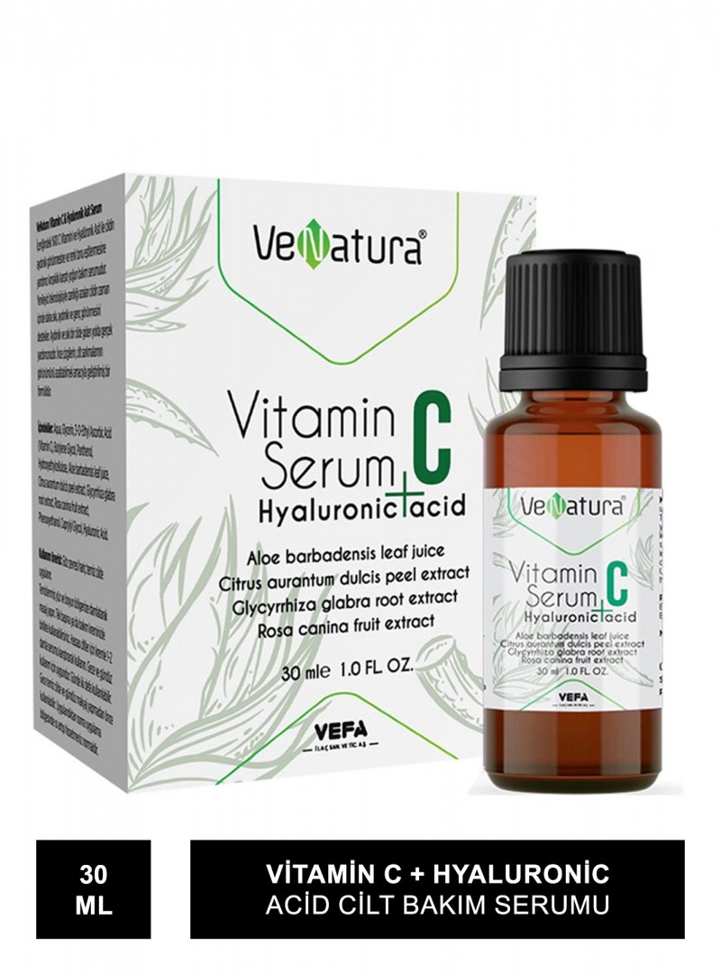 Outlet - Venatura Vitamin C + Hyaluronic Acid Cilt Bakım Serumu 30 ml