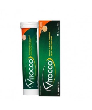 Outlet - Vitocco Vitamin Mineral İçeren Takviye Edici Gıda 15 Efervesan Tablet