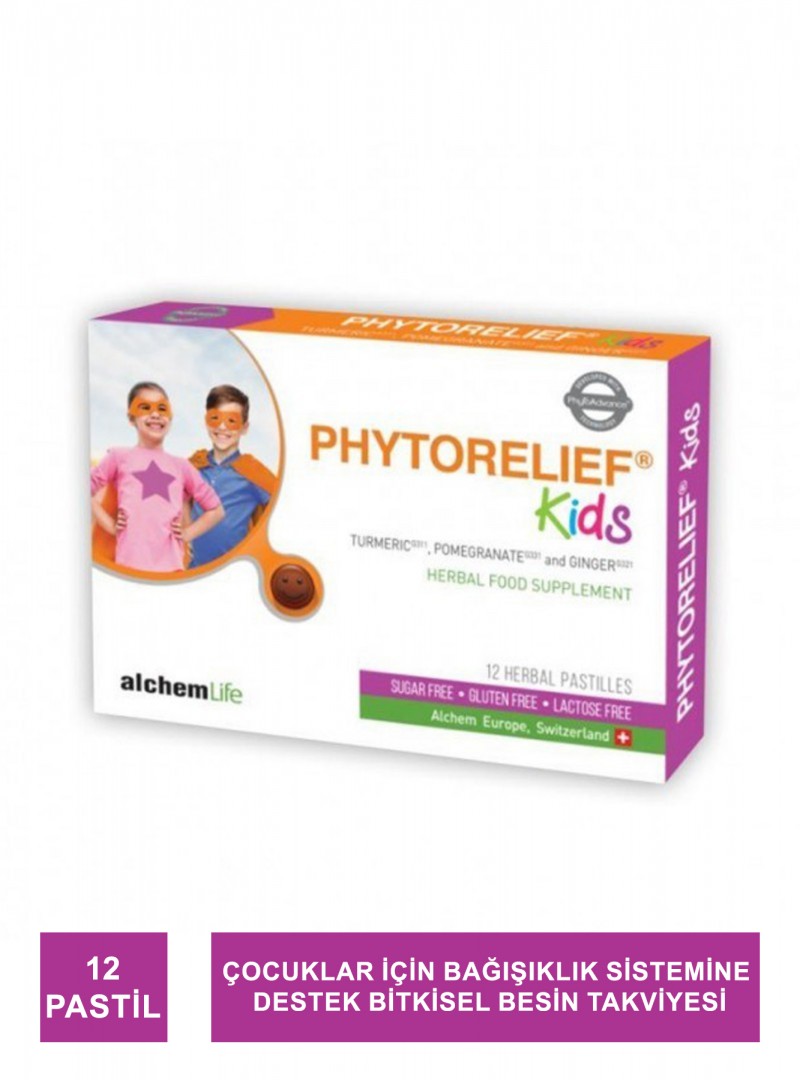 Outlet - Phytorelief Kids 12 Adet Pastil