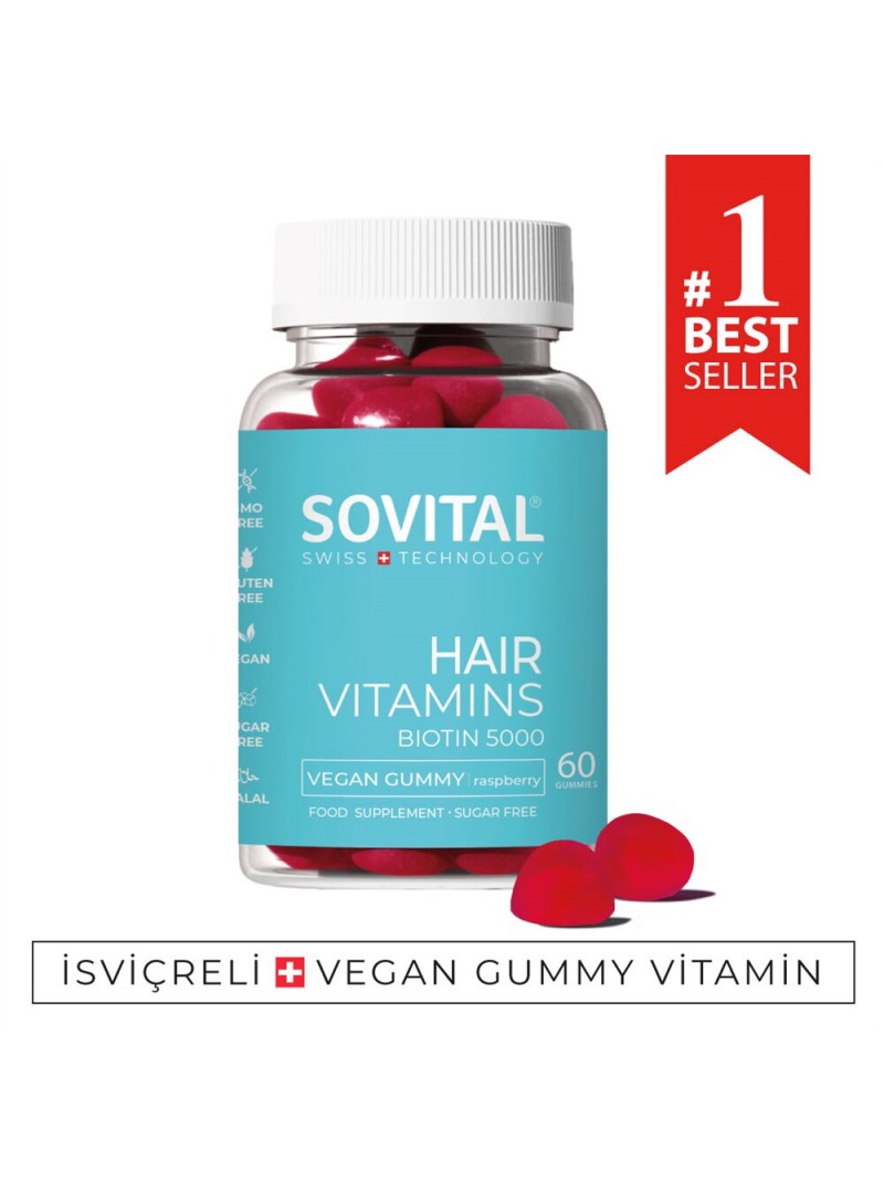Outlet - Sovital Hair Saç Vitamini 60 Kapsül