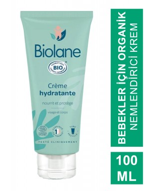Outlet - Biolane Organic Creme Hydratante - Nemlendirici Krem - 100 ml