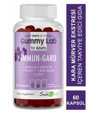 Outlet - Suda Vitamin Gummy Lab İmmun-Gard for Adult 60 Yumuşak Kapsül