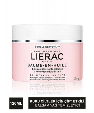 Outlet - Lierac Double Cleansing Balm İn Oil 120 ml