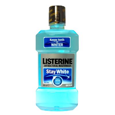 Listerine Stay White Ağız Bakım Ürünü Serinletici Nane 500 ml