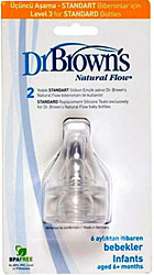 Dr Browns %0 BPA Biberon Emziği Standart 3.Aşama :