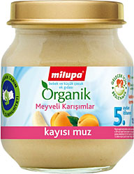 Milupa Organik Kayısı Muz Kavanoz 125 gr :