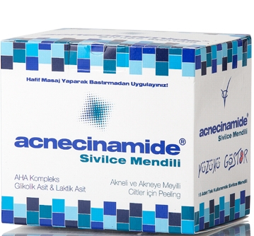 Acnecinamide Exfollative Tissue / Acnecinamide Peeling ve Temizlik Mendili 15 Adet :
