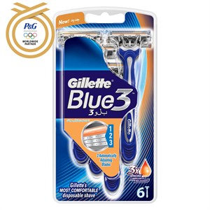 Gillette Blue 3 6'lı Kullan At Poşet :