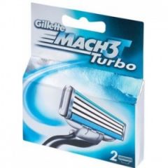 Gillette Mach 3 Turbo Bıçak 2'li Yedek :