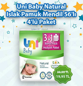 Uni Baby Natural Islak Mendil