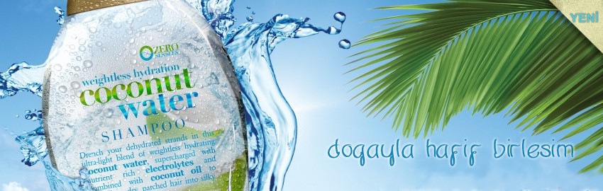 Organix Coconut Water Shampoo 385 ml Nemlendirici Şampuan :